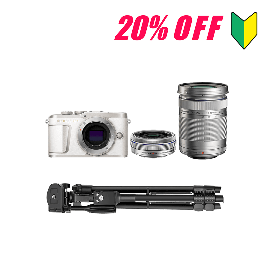 レンタル] オリンパス/OLYMPUS PEN E-PL9 標準&望遠レンズセット/三脚