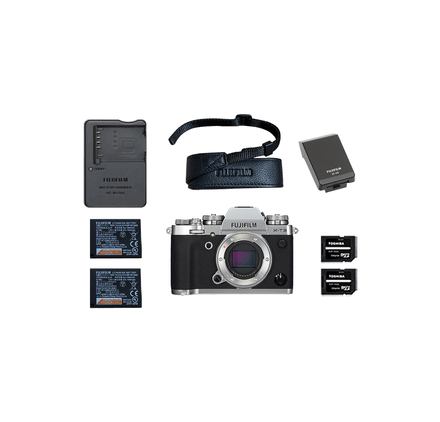 レンタル] FUJIFILM X-T3 ボディ / シルバー｜ミラーレス一眼カメラ