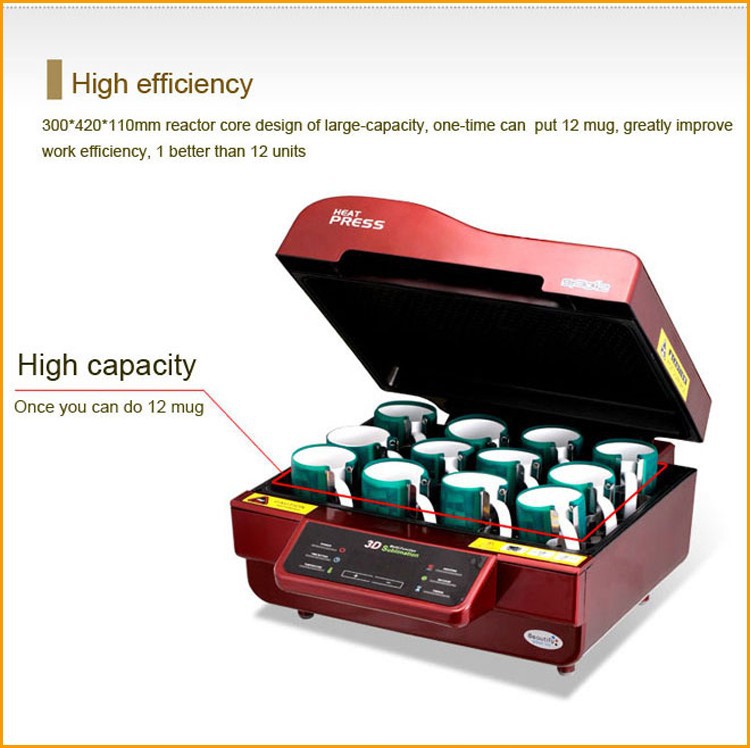 プロモーションST-3042 3D昇華ヒートプレスプリンターケース用3D真空