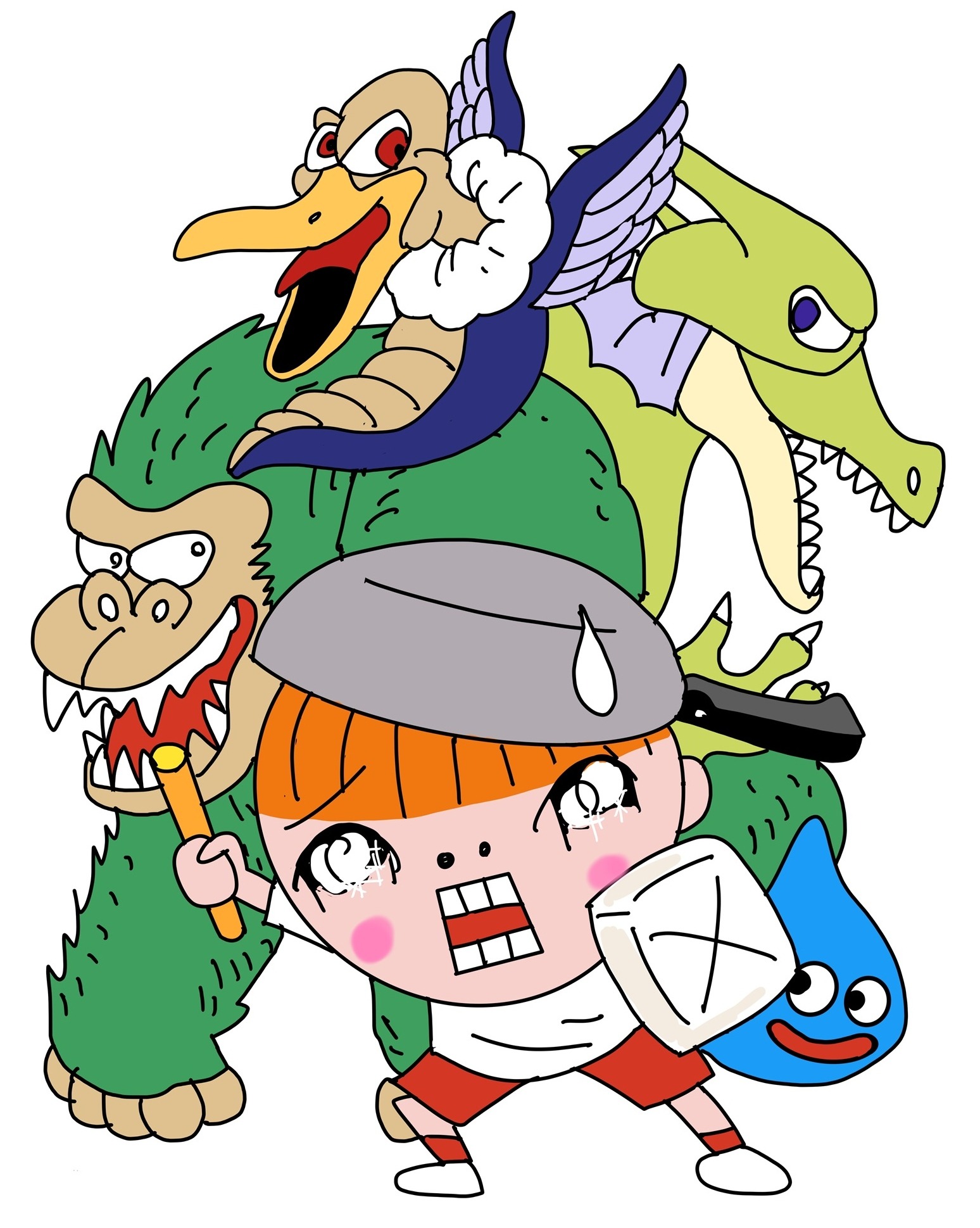 堀井雄二氏が監修！『ドラクエ』×ギャグ漫画家“しりあがり寿”氏の