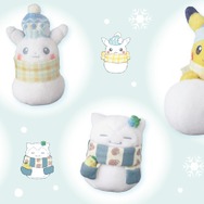雪遊びをするピカチュウが可愛すぎ！ゆきだるまイメージの『ポケモン