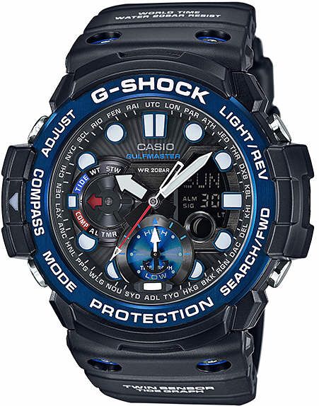 Casio G-Shock Gulfmaster Compass Thermometer Watch GN1000B-1A
