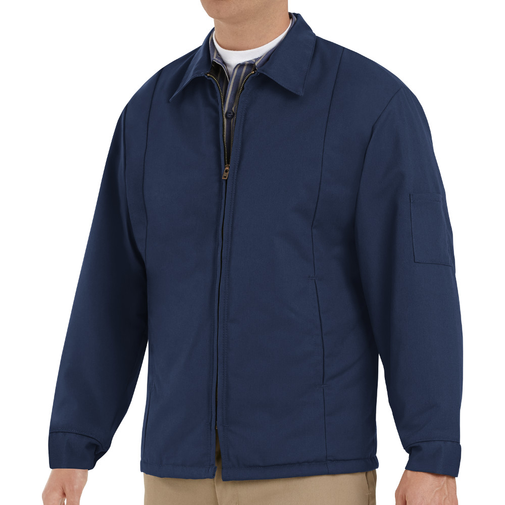 Red Kap JT50NV Men's Navy Perma-Lined Panel Jacket
