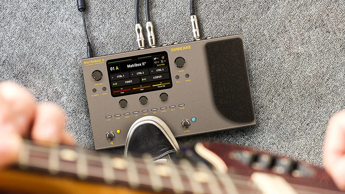 Sonicake releases new affordable guitar multi-effects pedal