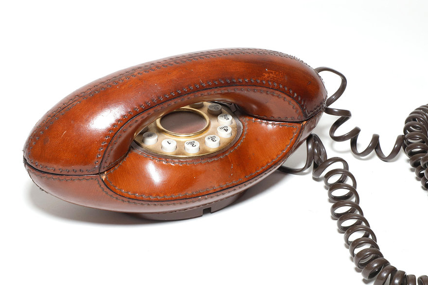 A Leather Genie Telephone - Core77