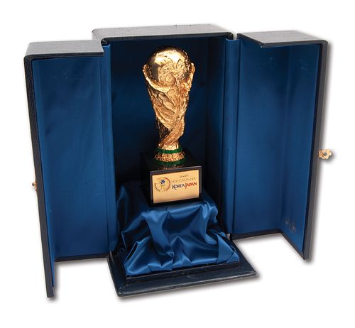 2002 FIFA WORLD CUP WINNER'S TROPHY PRESENTED TO BRAZIL - ISSUED