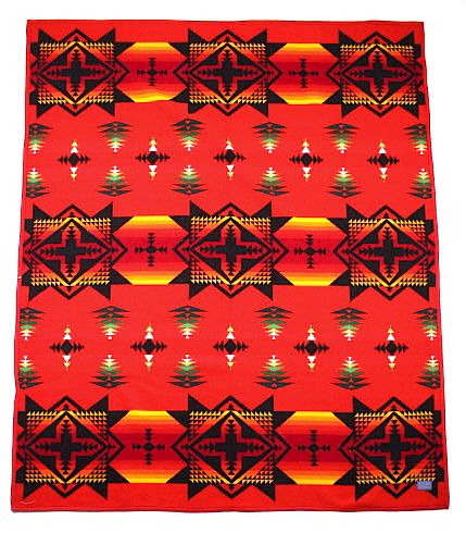 Pendleton Beaver State Two Sided Wool Blanket sold at auction on