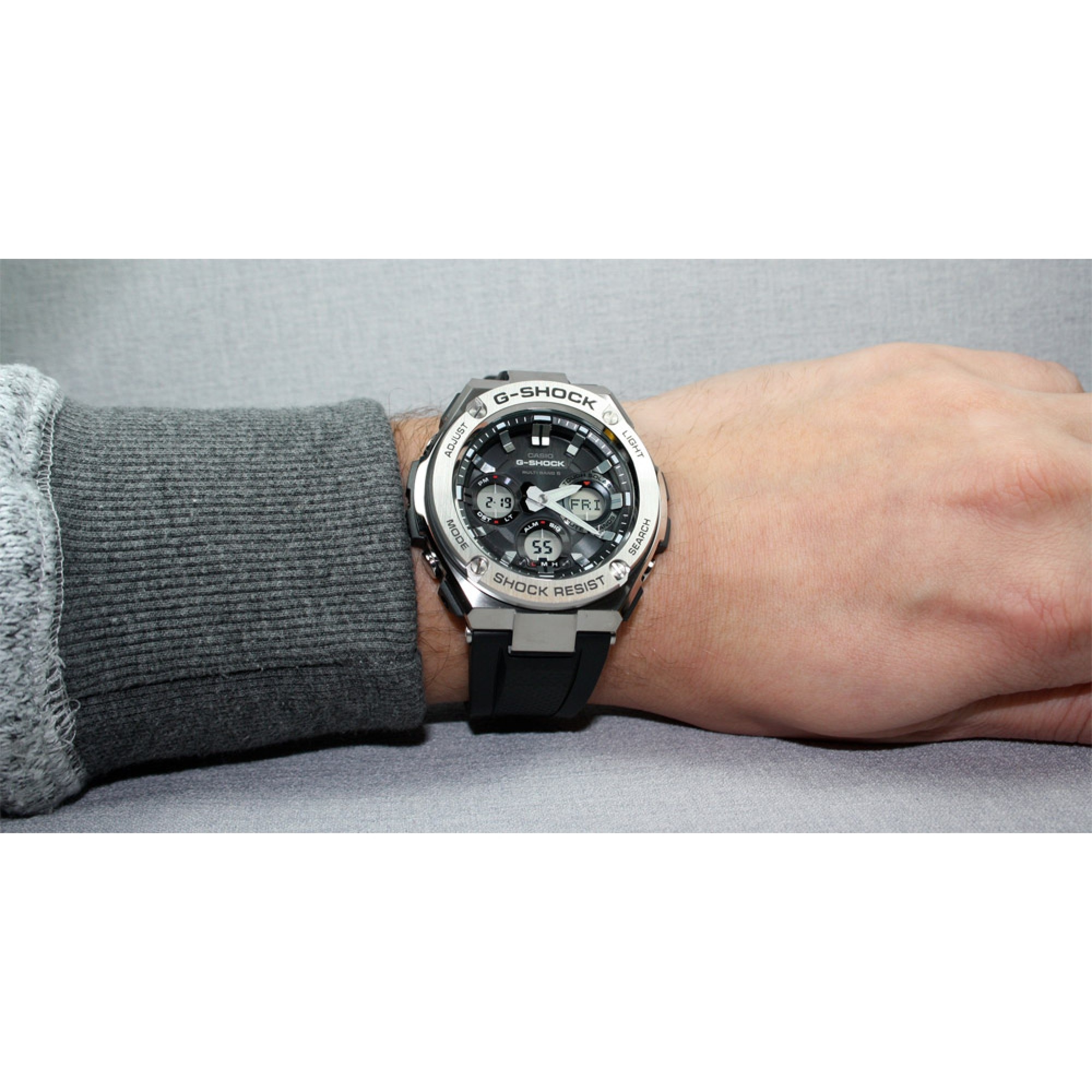 Ceas Casio G-Shock GST-W110-1AER MultiBand 6 Tough Solar G-STEEL