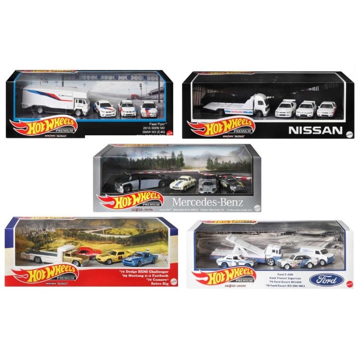 Set masinute Hot Wheels Premium Mattel, Speed Waze, Citroen H Van