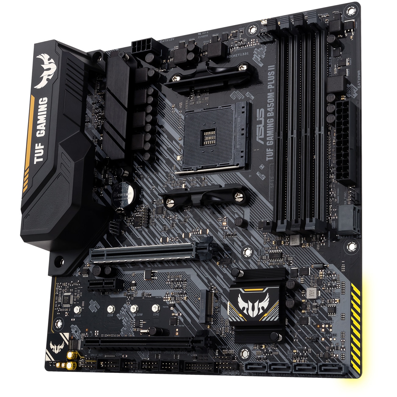 Placa de baza ASUS TUF GAMING B450M-PLUS II, Socket AM4 - eMAG.ro