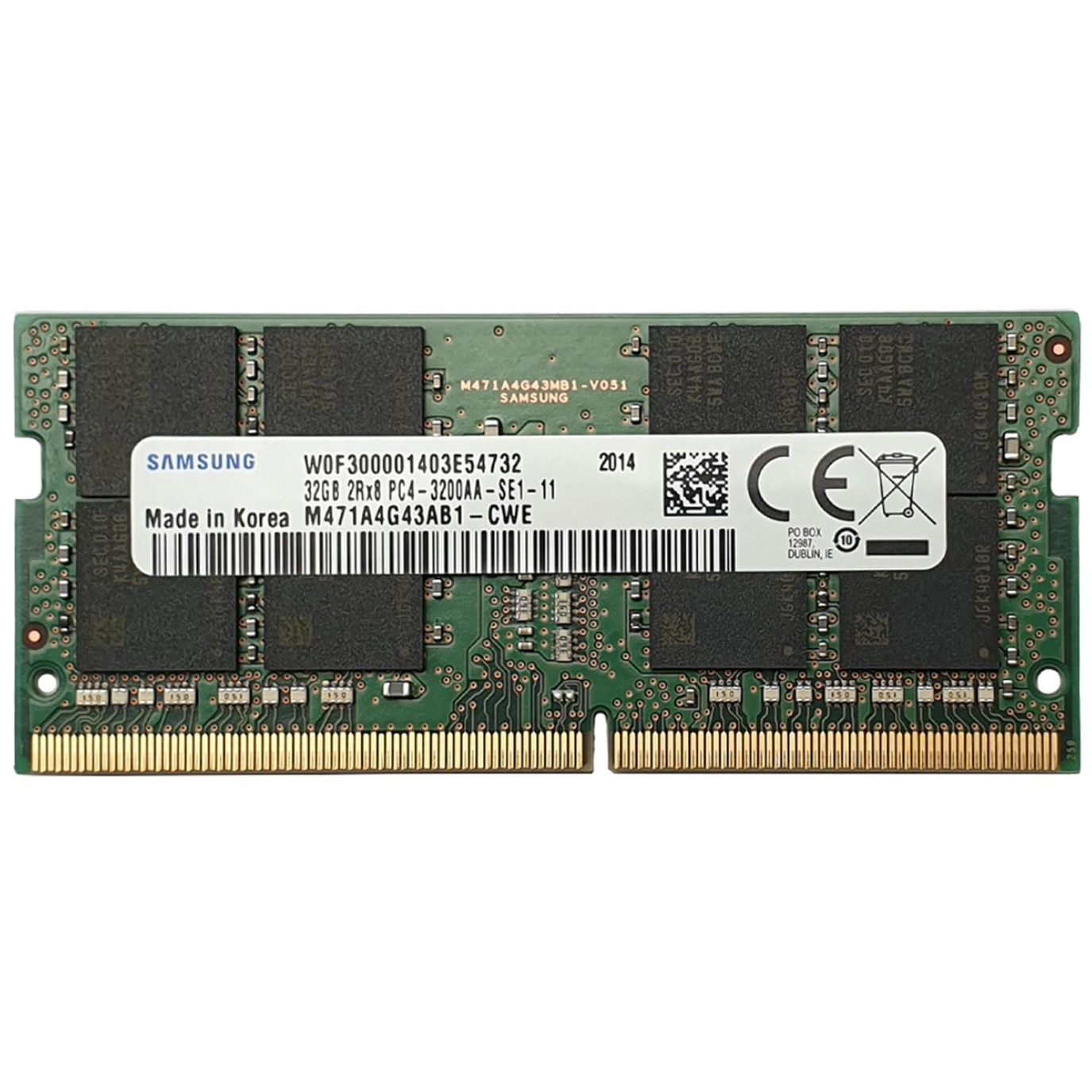 Memorie laptop Samsung, 32GB DDR4 PC4-25600, 3200MHZ, 260 Pin