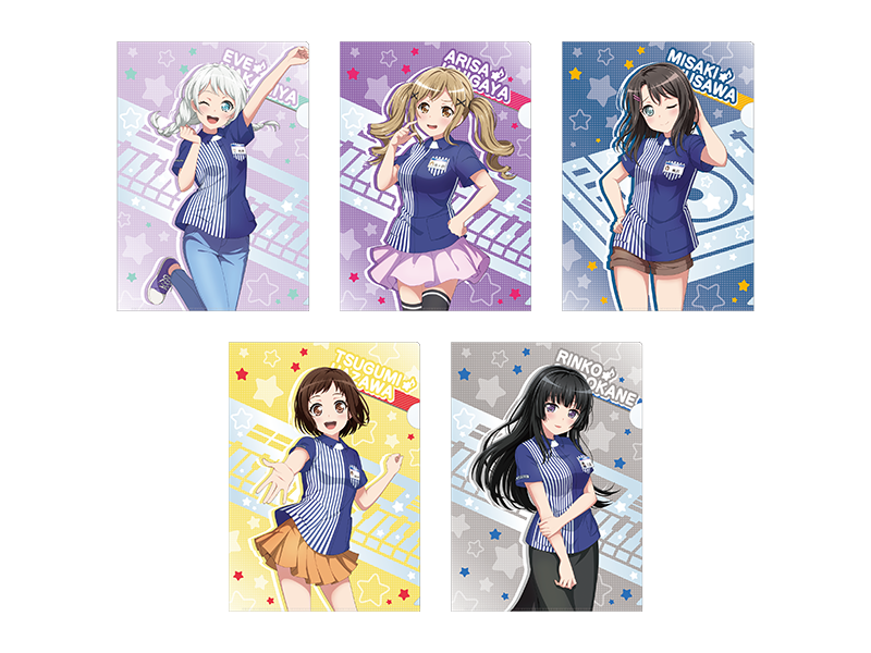 バンドリ ローソン アクリルスタンド コンプセット バンドリ ローソン