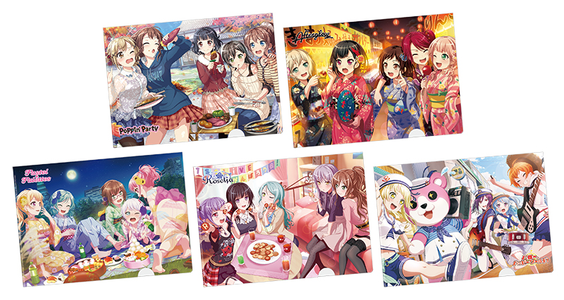 A4クリアファイル（全5種） | BanG Dream!（バンドリ！）公式サイト