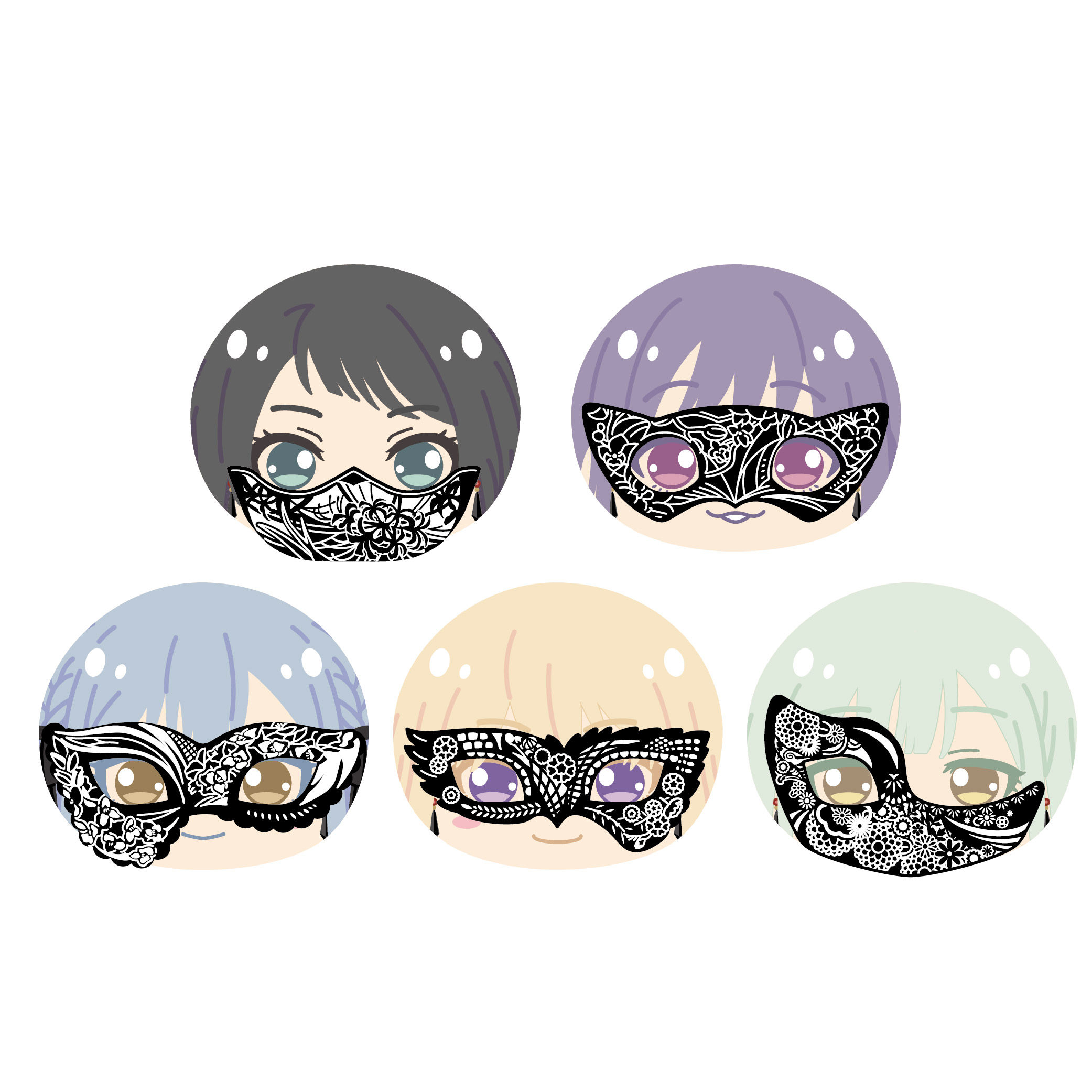 BanG Dream! おまんじゅうにぎにぎマスコット＋ ver. Ave Mujica