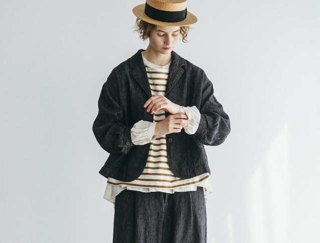 NEW IN】リネンデニムのブラック | ONLINE SHOP | nest Robe Shop Blog