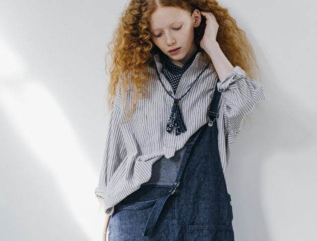 ネストローブ　コットンリネンフリルサロペットパンツ NEW IN ! 】こんなパンツが欲しかった。 | ONLINE SHOP | nest Robe