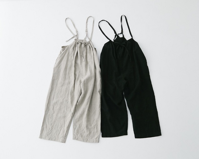 PICK UP】ブラックリネン ドロストサロペット | ONLINE SHOP | nest