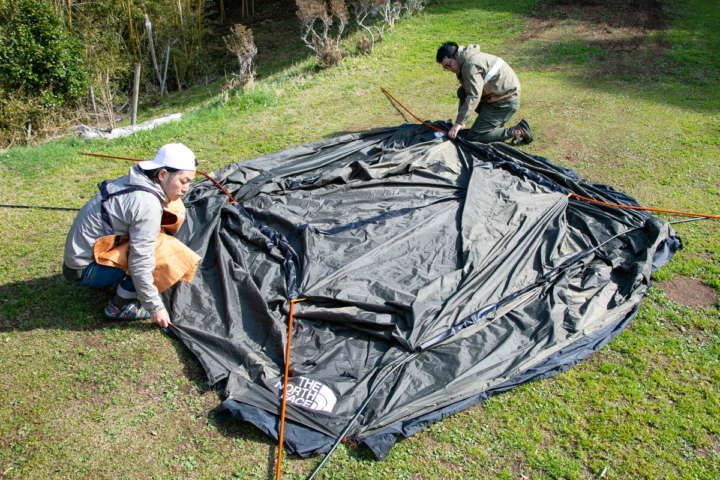 合体しても単独でも使えるザ・ノース・フェイスの新作テント「エバ