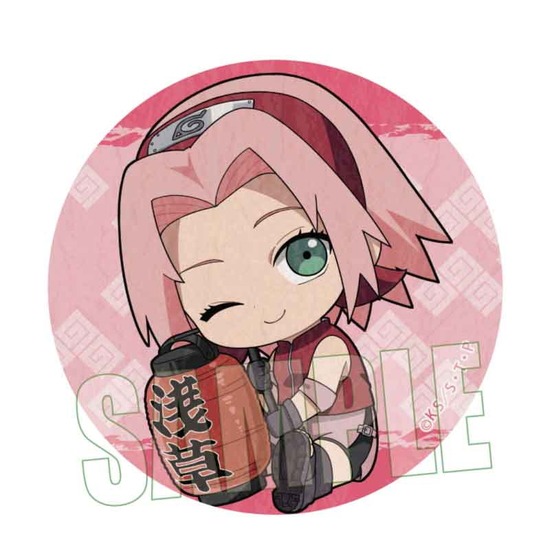 NARUTO-ナルト- 疾風伝 トレーディング和紙風缶バッジ ぎゅぎゅっと