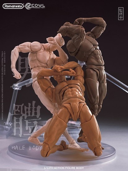 Romankey×COWL 1/12 超可動男性素体 ホワイト｜ホビーの総合通販サイト