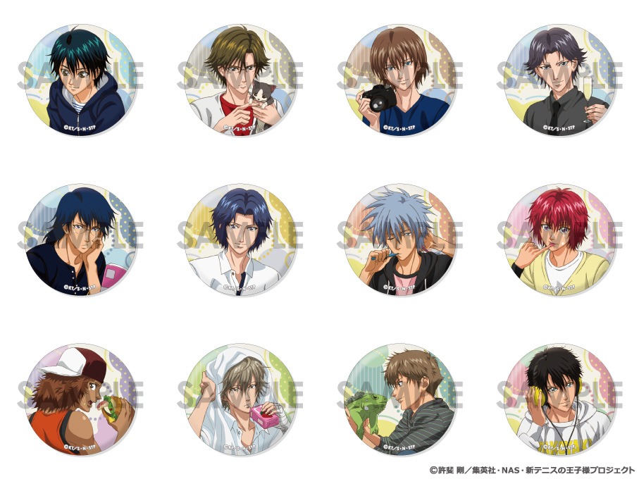 新テニスの王子様 トレーディング缶バッジ～くつろぎタイム～ 12個入り