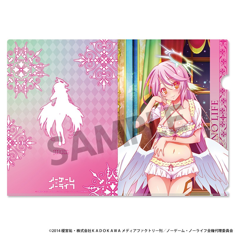 ノーゲーム・ノーライフ 描き下ろしクリアファイル ジブリール ナイト