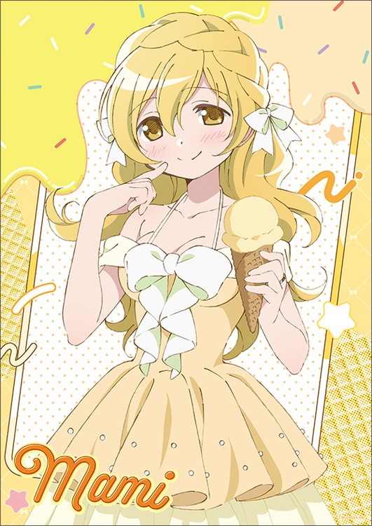 魔法少女まどか☆マギカ クリアポスター 巴マミ ice cream PARTY