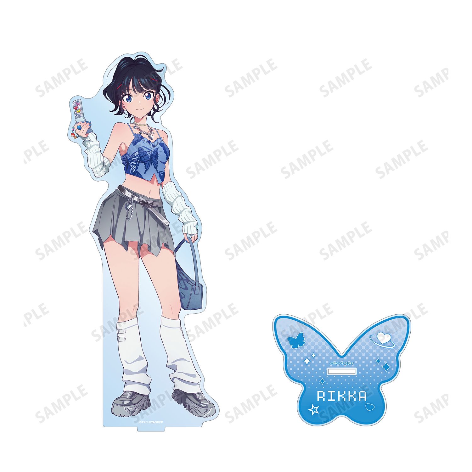 グリッドマン ユニバース 描き下ろし 宝多六花 Y2K ver. 特大アクリル