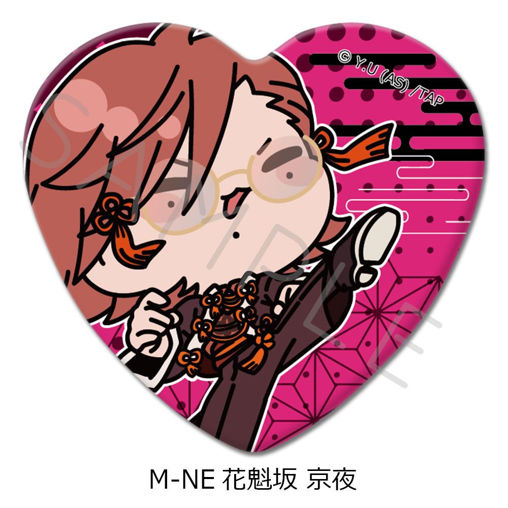 桃源暗鬼 トレーディングメタリック缶バッジコレクション 花魁坂京夜