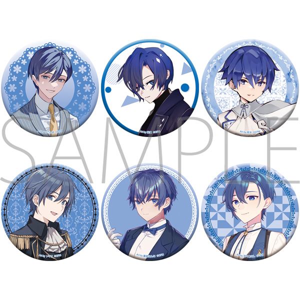 初音ミクシリーズ オーロラ缶バッジセット KAITO｜ホビーの総合通販