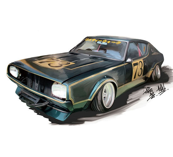 アオシマ 1/24 リバティウォーク LBワークス ケンメリ2Dr｜ホビーの