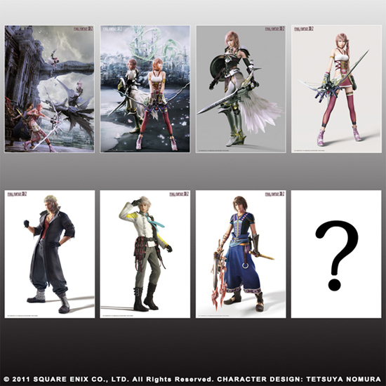 ファイナルファンタジー XIII-2 クリアポスターミニ 8個入り1BOX