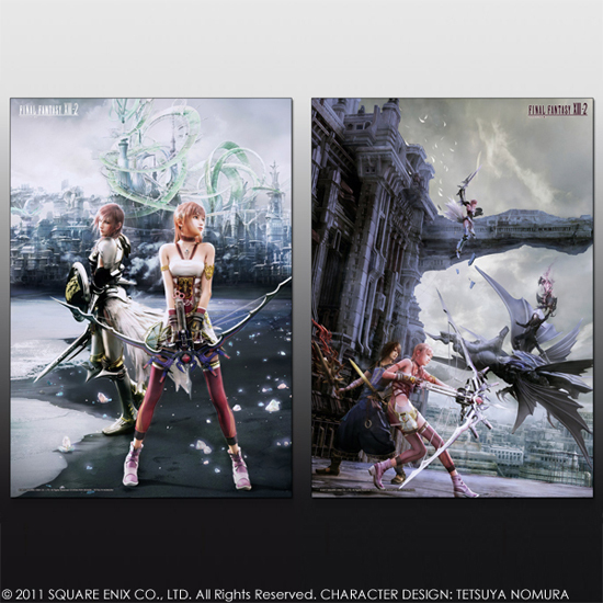 ファイナルファンタジー XIII-2 クリアポスターミニ 8個入り1BOX