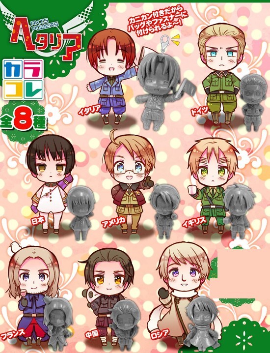 ムービック カラコレ ヘタリアAxis Powers 原作版 8個入り1BOX｜ホビー