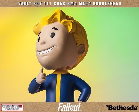 ゲーミングヘッズ Fallout4 Vault-boy 111 カリスマ メガボブルヘッド