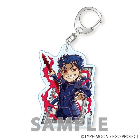 Fate/Grand Order とびだすたいる！アクリルキーホルダー ランサー