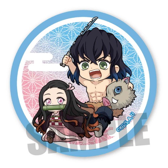 鬼滅の刃 禰豆子といっしょ缶バッジ 伊之助＆禰豆子｜ホビーの総合通販