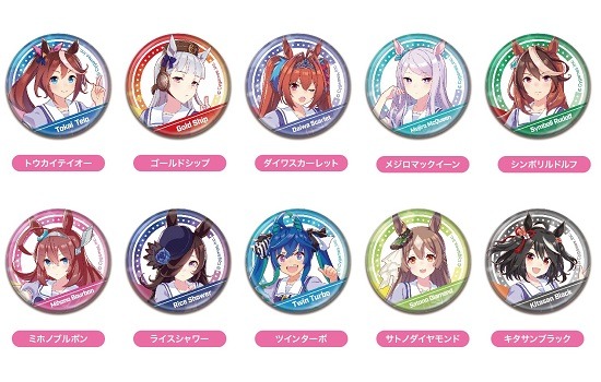 ウマ娘 CANバッジ ウマ娘 canバッジ vol.6 40点 エアシャカール ウマ娘 can