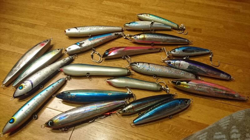 私が九州玄界灘の春のヒラマサキャスティングに使うトッププラグ