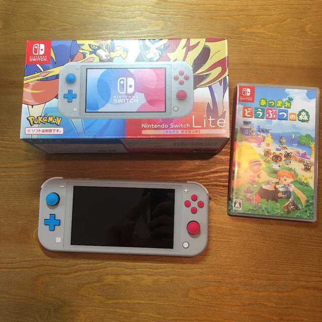 Switch lite 本体 あつ森 ソフト 充電器付き Nintendo Switchライト