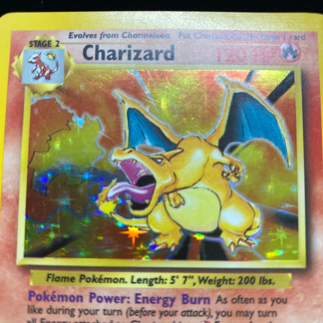 リザードン 英語版 エナジーバーン かえんポケモン 旧裏 1枚の通販