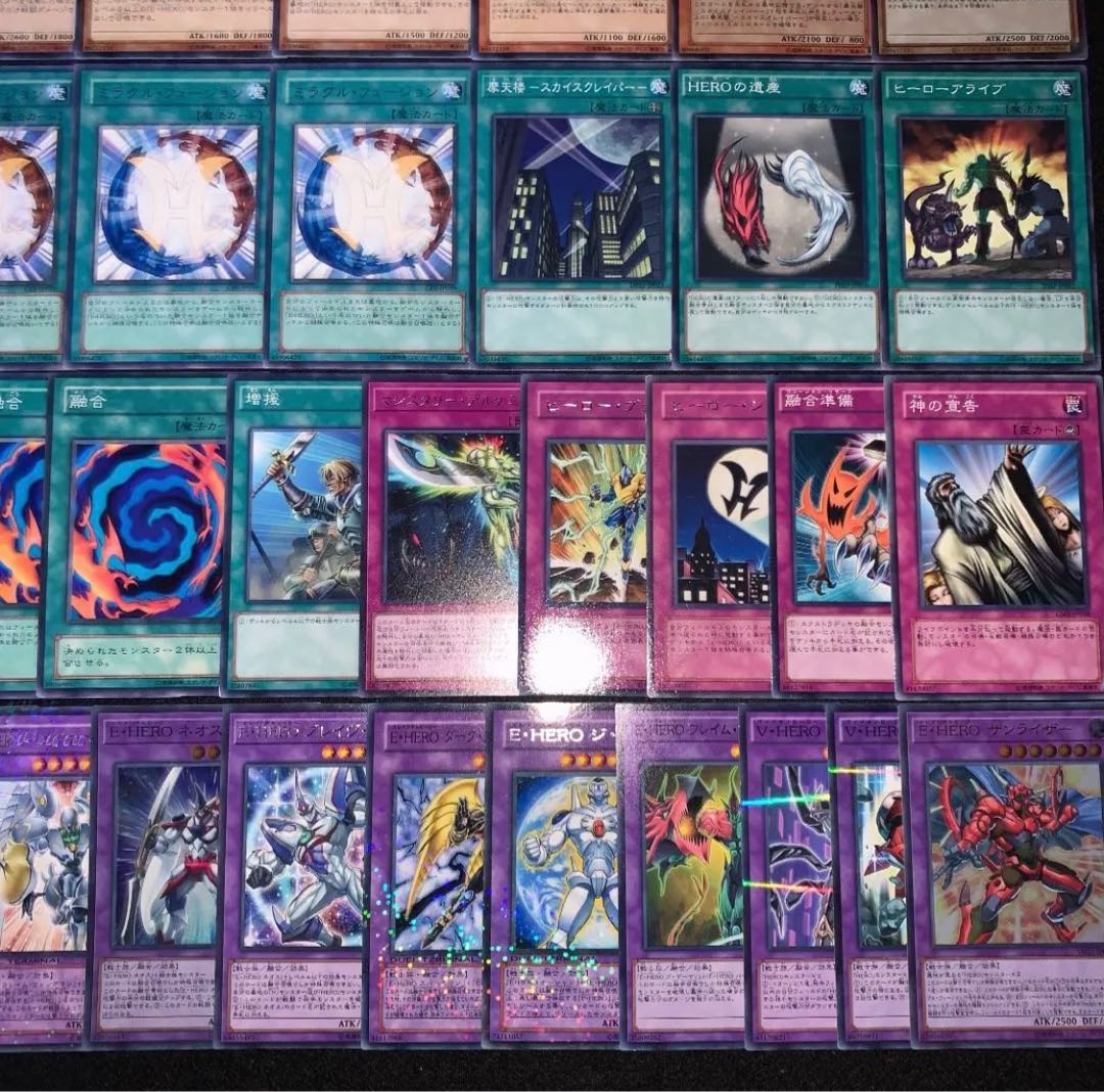 遊戯王 No.13 ファンデッキ！！ E-HERO デッキ40枚EX15枚 30枚の通販