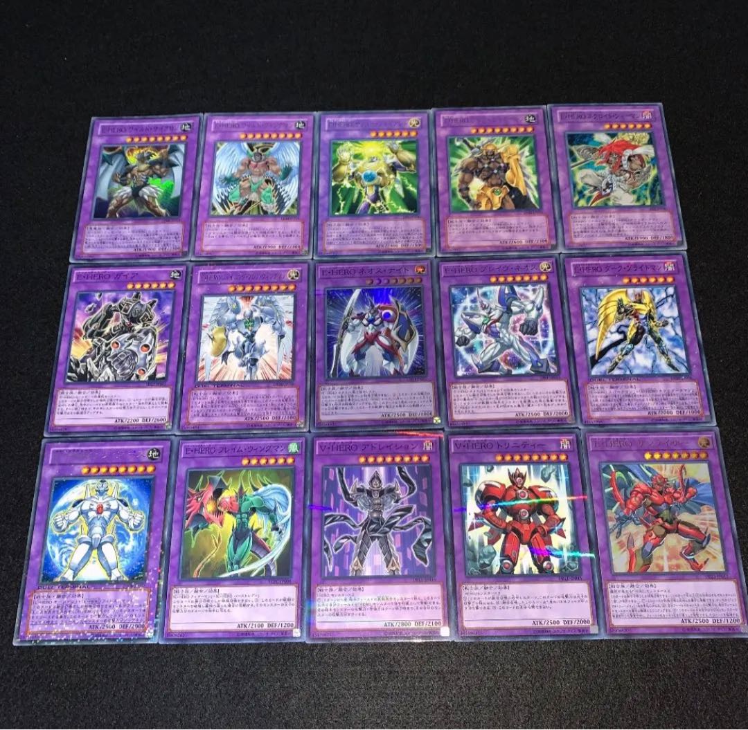 遊戯王 No.13 ファンデッキ！！ E-HERO デッキ40枚EX15枚 30枚の通販