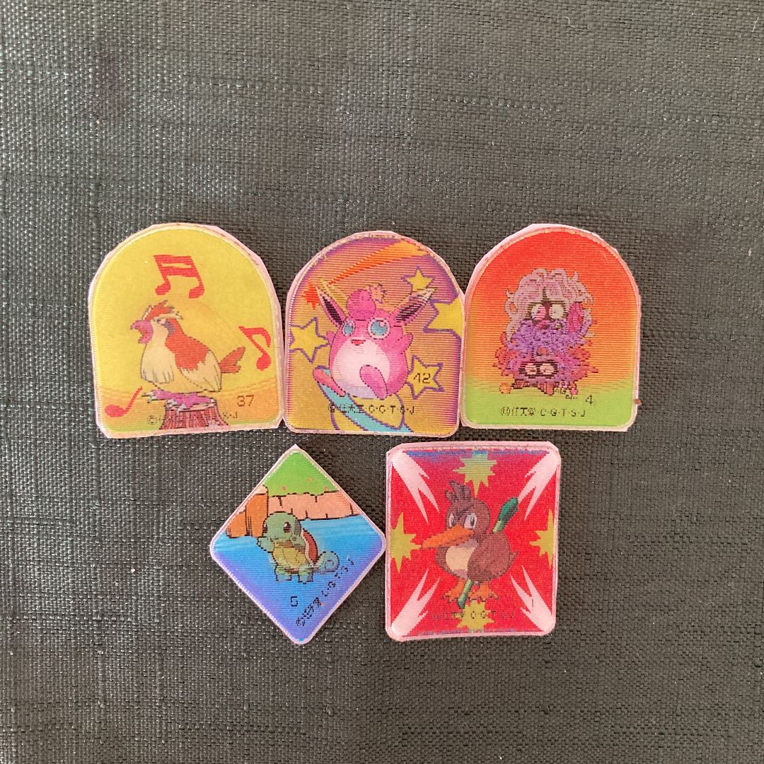 ポケモン 立体型シール（レンチキュラー） 5枚の通販 スナギモ