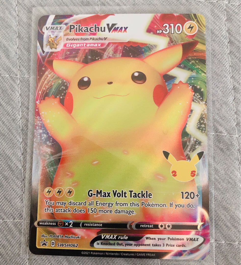 美品 ピカチュウVMAX 25th 海外プロモ 1枚の通販 はちショップ