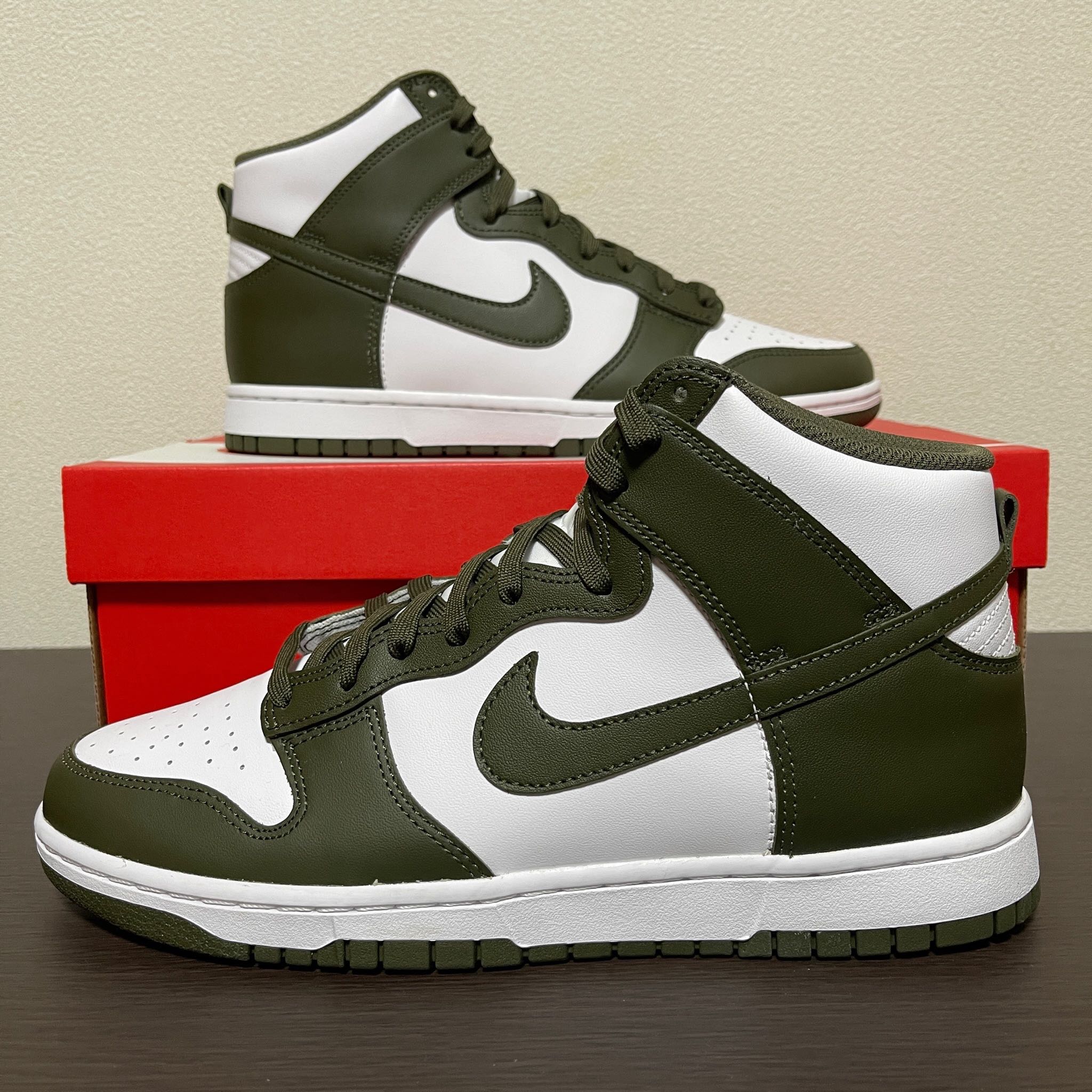 NIKE DUNK HI CHAMPIONSHIP KHAKI Olive 28.5cm (New) （1354232080