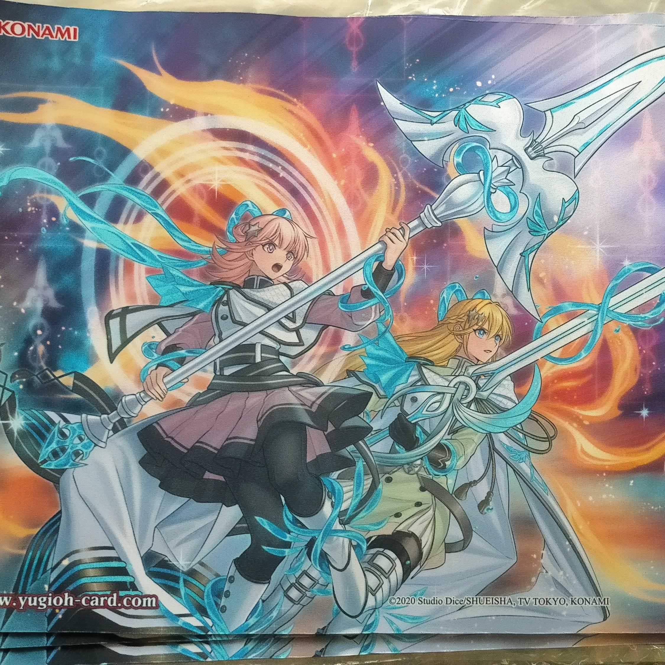 遊戯王 英語 海外 エクソシスターズ・マニフィカ プレイマットの通販