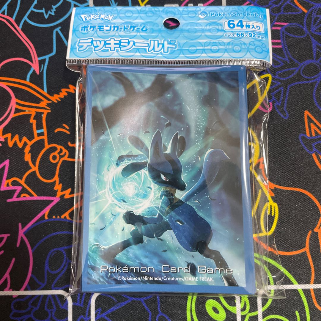 ポケカ ルカリオ デッキシールド スリーブの通販 セラ（2040710299