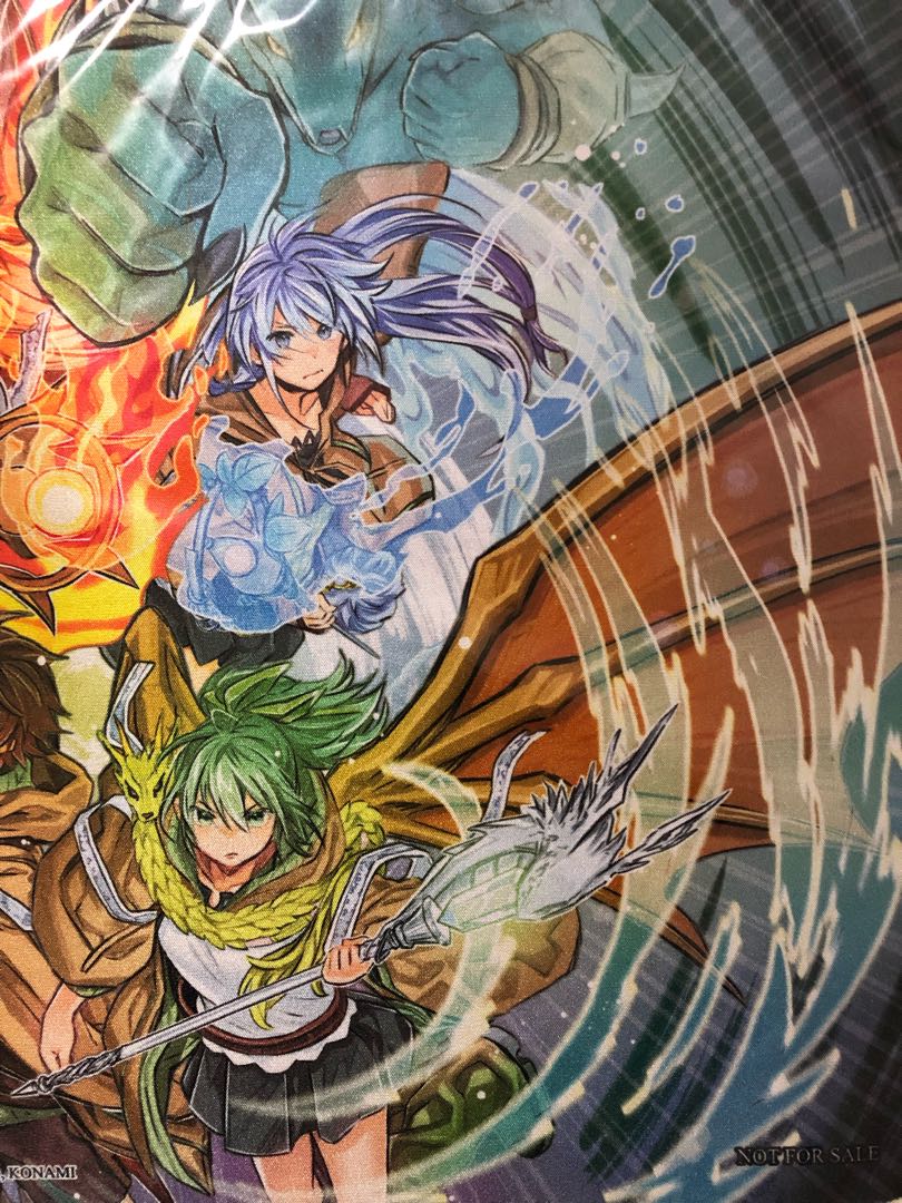 遊戯王 憑依連携 プレイマット 未開封 公式 アジア 霊使いの通販