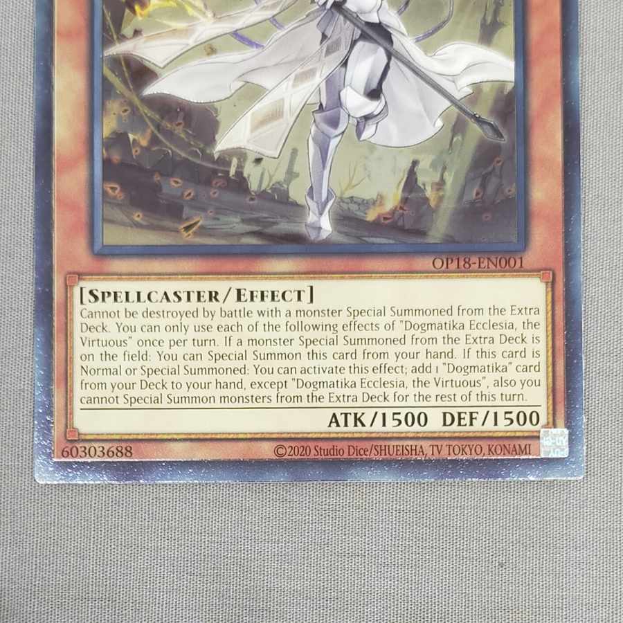 遊戯王 教導の聖女エクレシア 英語版 レリーフ アルティメット OTS 1枚